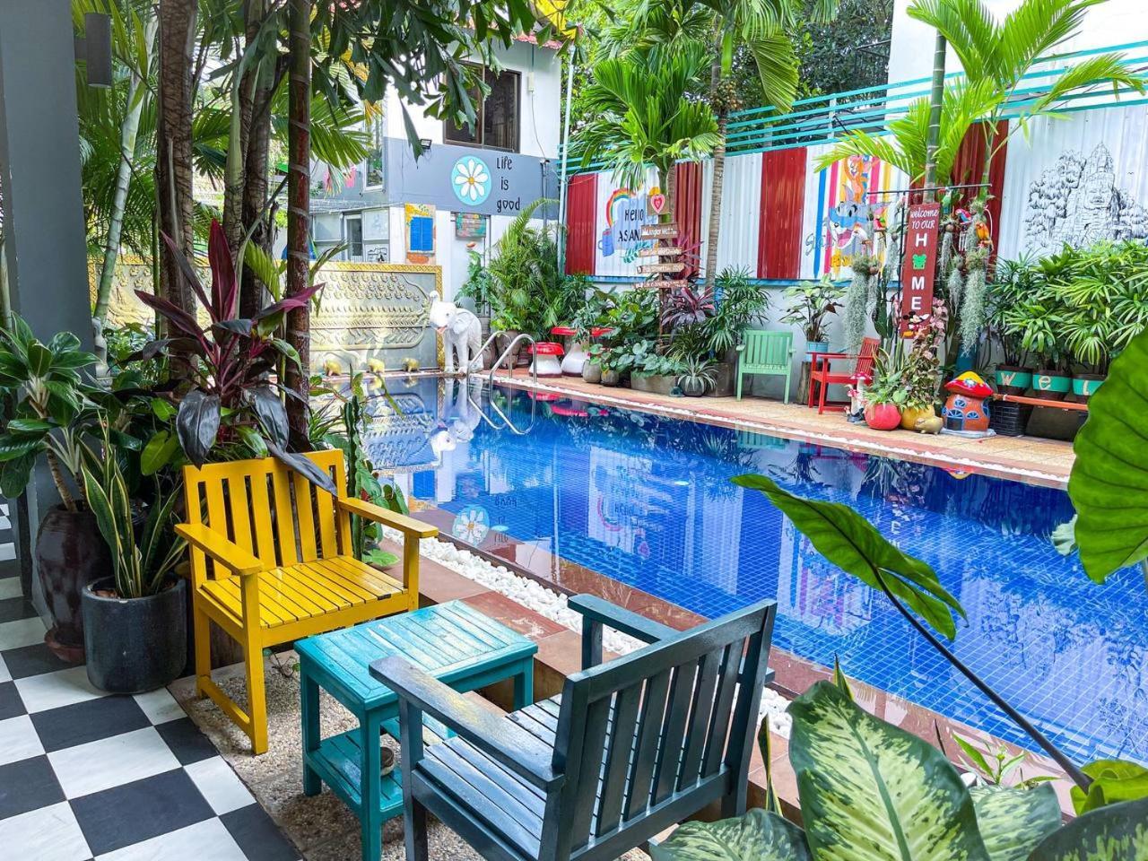 Asanak D'Angkor Boutique Hotel Siem Reap Dış mekan fotoğraf