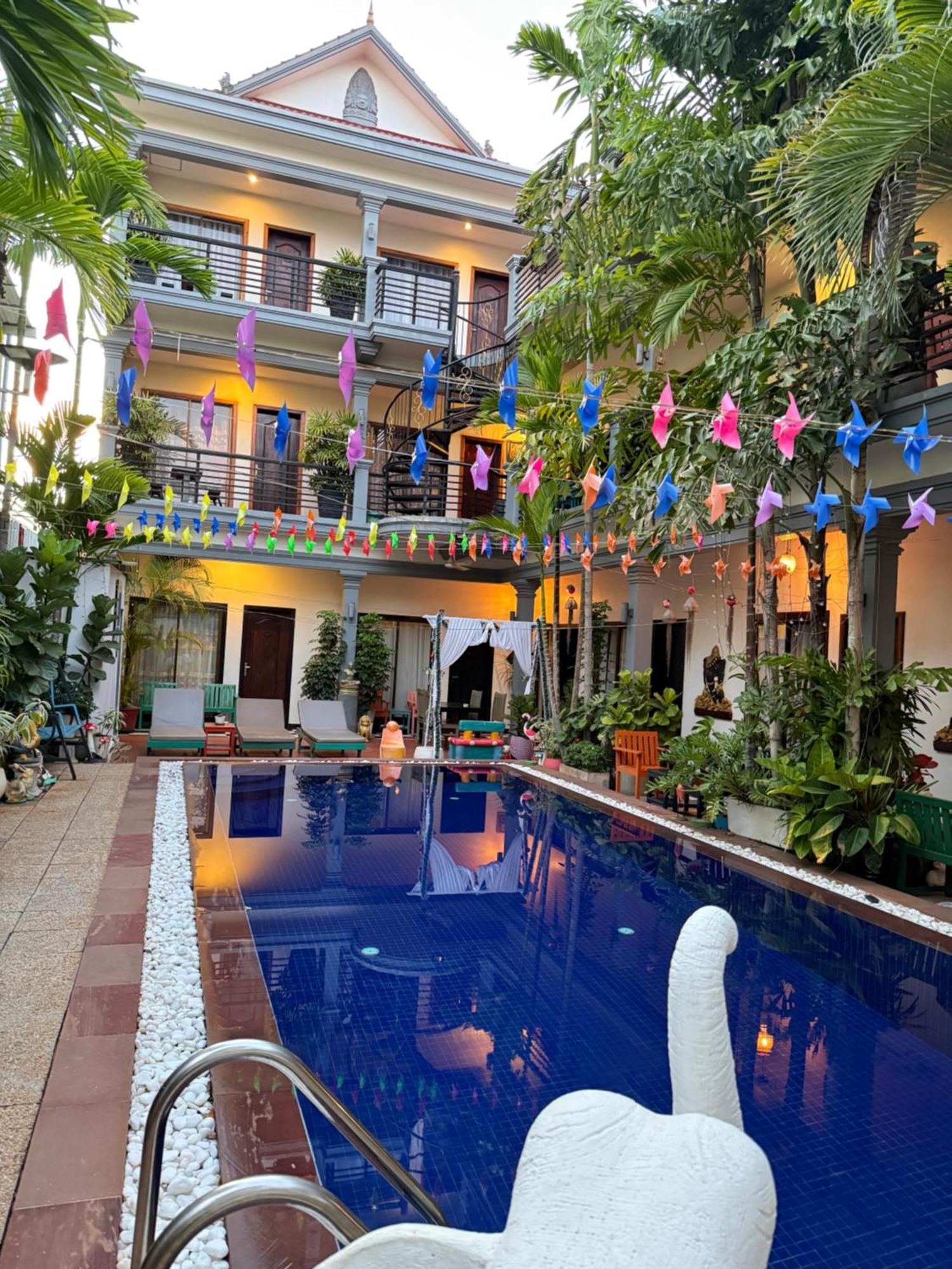 Asanak D'Angkor Boutique Hotel Siem Reap Dış mekan fotoğraf